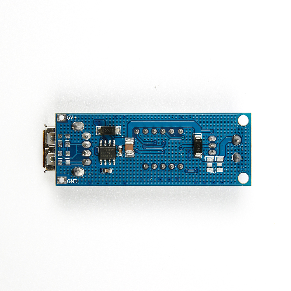 Понижающий преобразователь напряжения с USB разъёмом и вольтметром, DC-DC 40-5в 2А